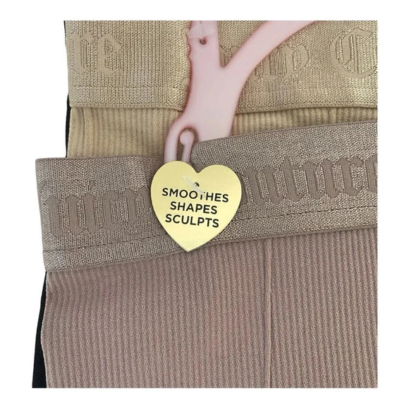 Juicy Couture Seamless Shaping Slimming Shapewear 3 Piece Shorts Set Small 4/6 - Picture 2 of 6